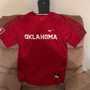 Nike Oklahoma Sooners Baseball Jersey -Men’s Large